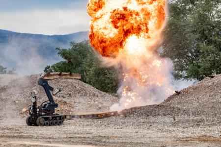 Dinamična predstavitev Specialne enote Policije, foto Simon Avsec